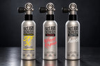 The Getaway three-product set on a dark studio background