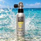ScubaScreen Mineral Sunscreen SPF 30 with an ocean water splash